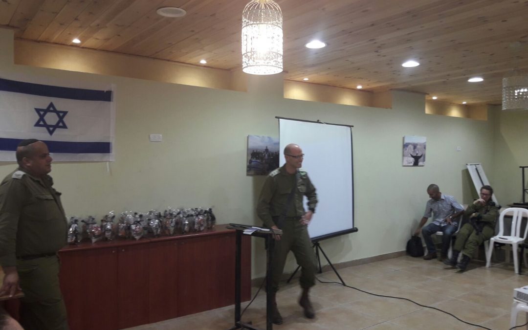 Lev Haolam Packages Presented to Israel Defense Forces (IDF) Soldiers at Judea and Samaria Jubilee Celebration