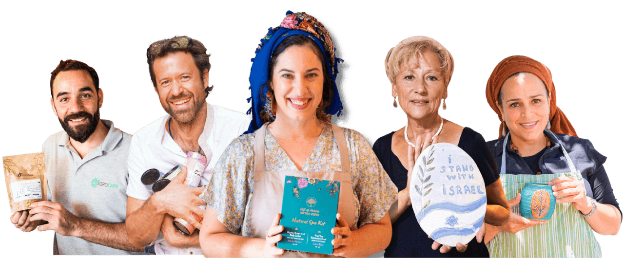 Curated Israel gift box with kosher products