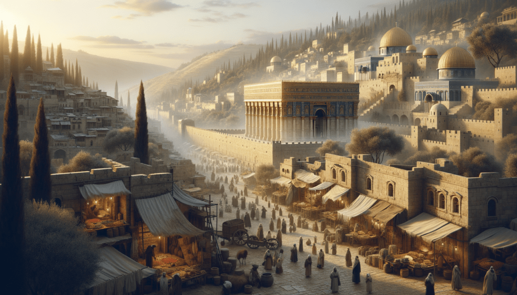 Image illustrating: Over time, the Temple was expanded and beautified, especially during the reign of Herod the Great. His renovations made it one of the most impressive structures in the ancient world.