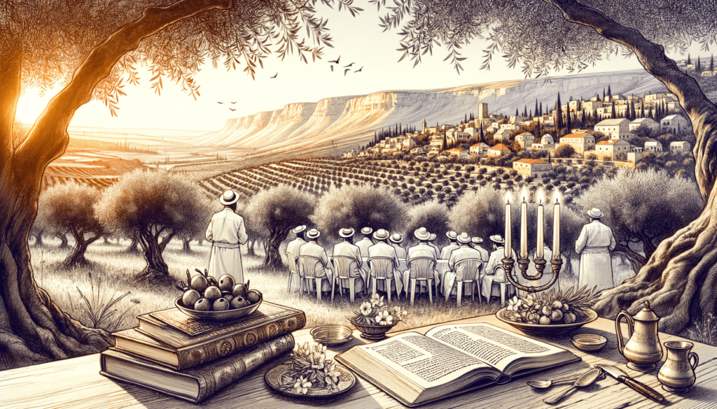 Image illustrating: The Samaritans live in two main communities: one in Kiryat Luza on Mount Gerizim, near the city of Nablus, and the other in Holon, a suburb of Tel Aviv. These two groups maintain close ties, and their religious calendar and practices are synchronized. Despite the challenges of modern life, they continue to uphold their ancient traditions with pride.
