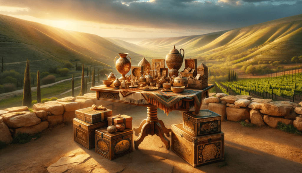 Handcrafted Israeli holiday gift box with festive packaging