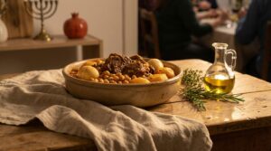 Image illustrating:Traditional Adafina: A Sephardic Stew Experience