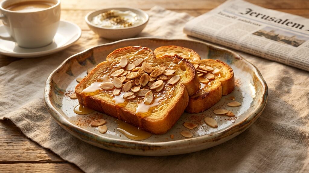 Image illustrating:Almond French Toast Delight
