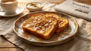 Image illustrating:Almond French Toast Delight