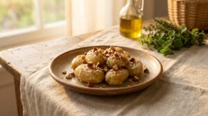 Image illustrating:Savor the Unique Flavor of Almond Potatoes