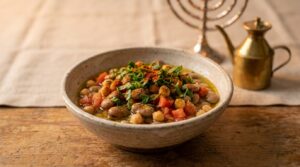 Image illustrating:Authentic Foul Salad from Israel