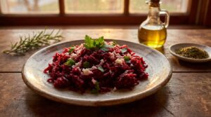 Image illustrating:Slovak-Inspired Beets and Horseradish Delight