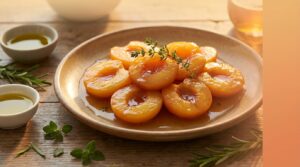 Image illustrating:Savor the Sweetness of Brandied Peaches