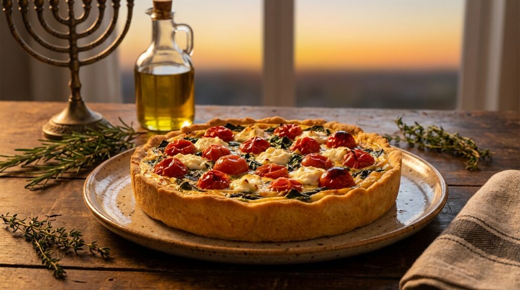 Image illustrating:Classic Israeli Pashtida Recipe