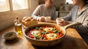 Image illustrating:Classic Israeli Shakshuka Recipe