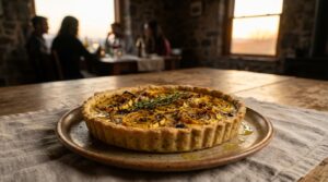 Image illustrating:Delicata Squash Quiche: A Taste of Israeli Tradition