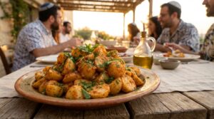 Image illustrating:Ethiopian Potato Salad with an Israeli Twist