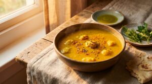 Image illustrating:Warm Your Heart with Traditional Gondi Soup