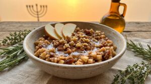 Image illustrating:Traditional Haroset: A Sweet Passover Delight