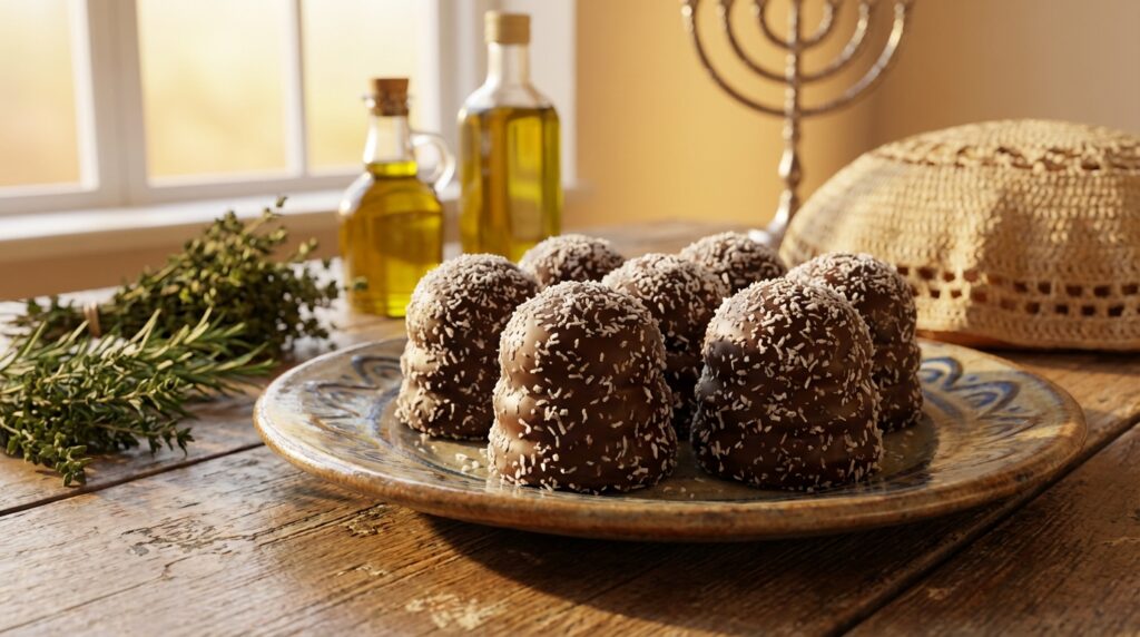 Image illustrating:Homemade Krembos: A Sweet Israeli Delight
