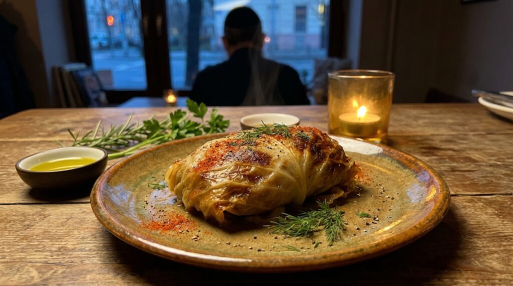 Image illustrating:Traditional Hungarian Cabbage Delight