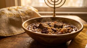 Image illustrating:Heartwarming Hungarian Cholent for Family Gatherings