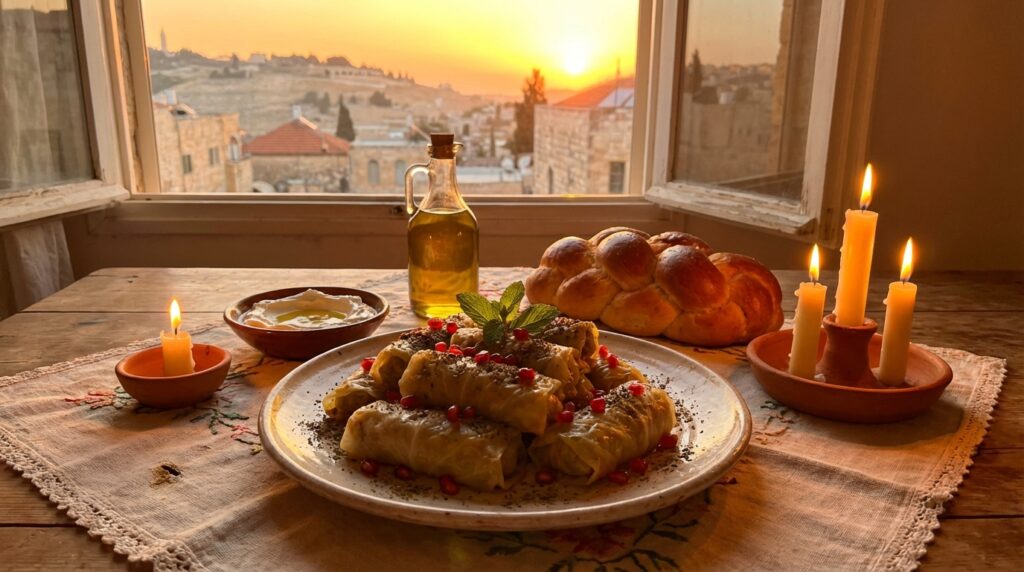 Image illustrating:Hungarian Stuffed Cabbage with an Israeli Twist