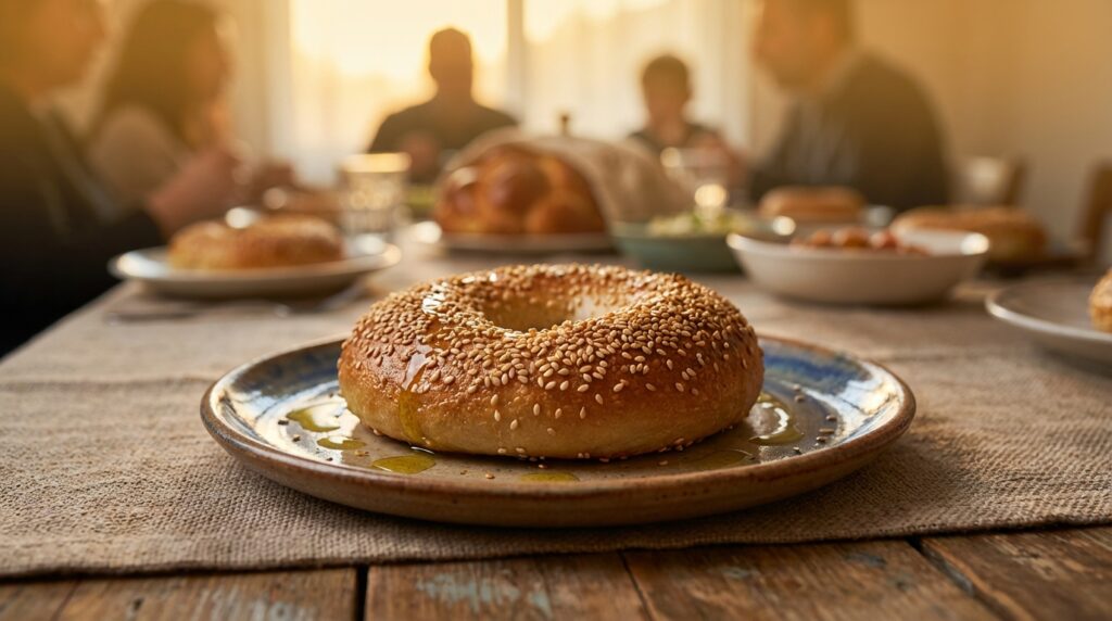 Image illustrating:Deliciously Authentic Israeli Bagel Experience