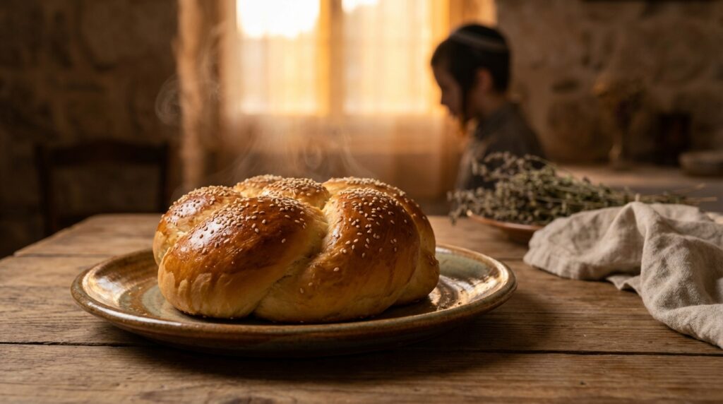 Image illustrating:Traditional Israeli Bread Recipe