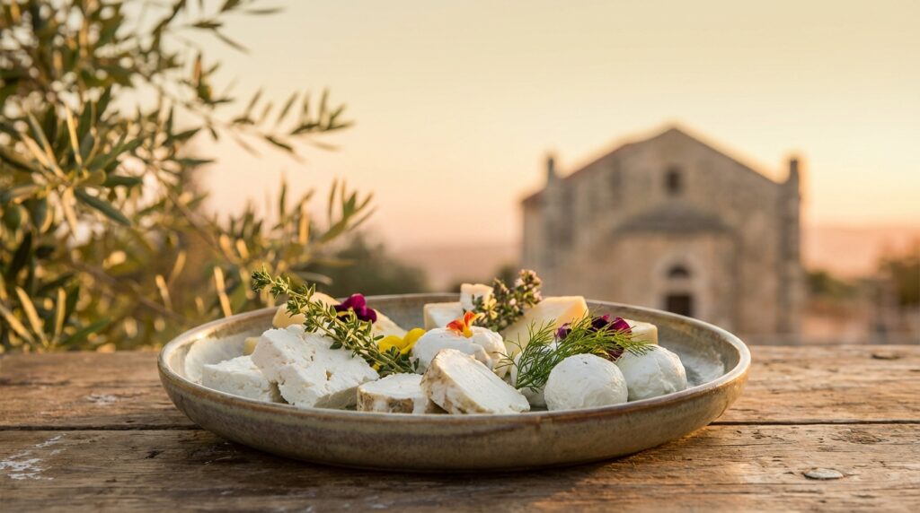 Image illustrating:Savor the Authentic Taste of Israeli Cheese