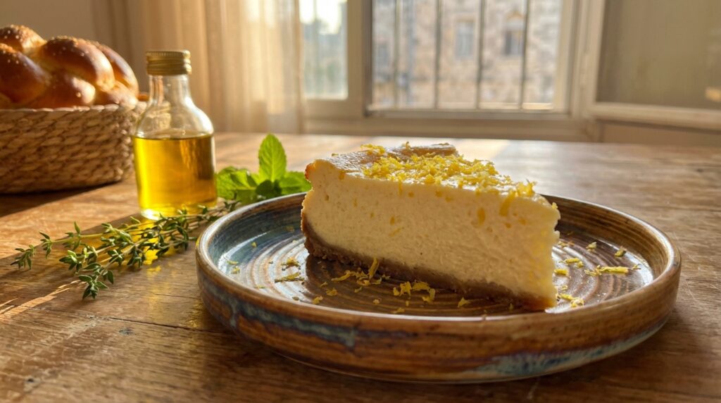 Image illustrating:Delicious Israeli Cheesecake Recipe