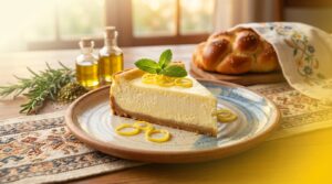 Image illustrating:Delightful Israeli Cheesecake Experience