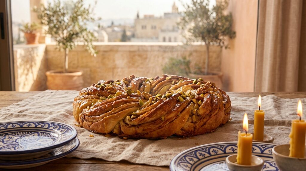 Image illustrating:Delicious Israeli Pastries from the Heart