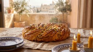Image illustrating:Delicious Israeli Pastries from the Heart