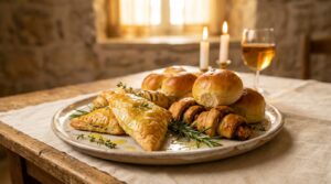 Image illustrating:Authentic Israeli Pastries from the Heart
