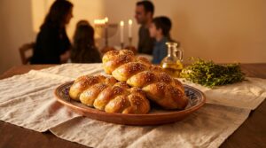 Image illustrating:Traditional Israeli Shabbat Challah