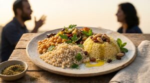 Image illustrating:Discovering the Unique Flavors of Israeli and Moroccan Couscous