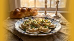 Image illustrating:Traditional Jewish Dumplings from Israel