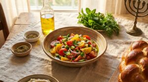 Image illustrating:Jewish Tomato Salad: A Taste of Israeli Tradition