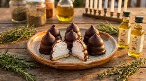 Image illustrating:Homemade Krembo: A Sweet Israeli Delight