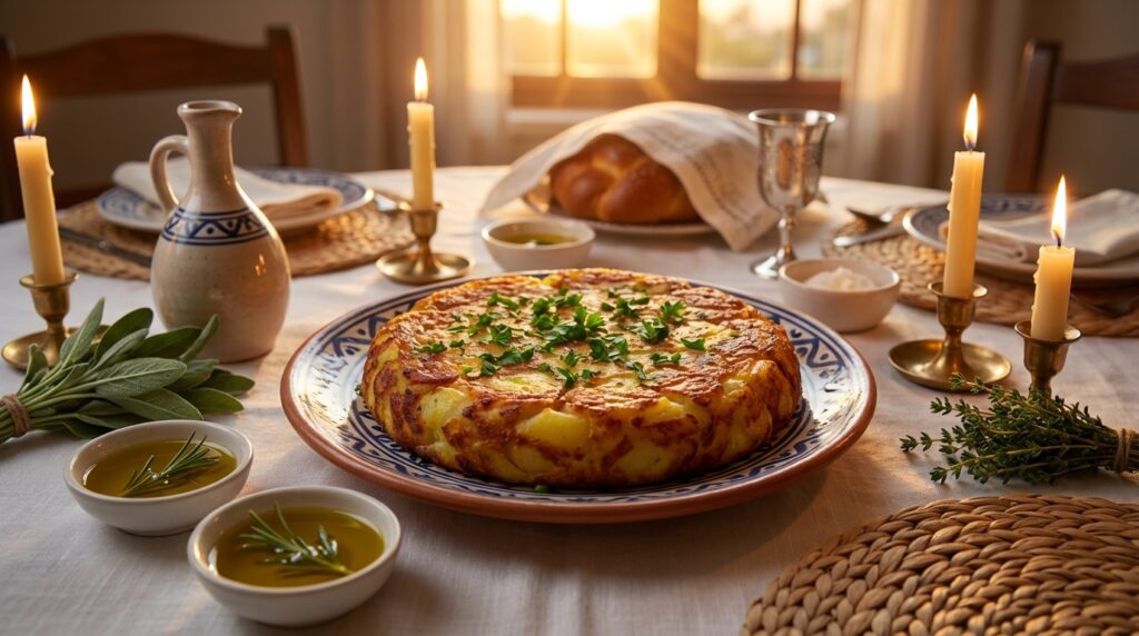 Image illustrating:Maakouda: A Heartwarming Israeli Potato Cake