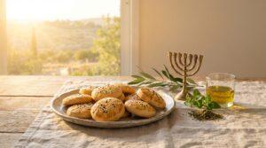 Image illustrating:Traditional Mahlab Cookies from Israel