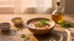 Image illustrating:Creamy Malabi: A Taste of Israeli Tradition