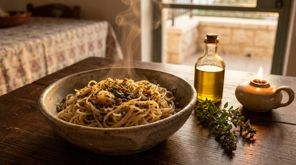 Image illustrating:Savor the Flavors of Middle Eastern Rice Noodles