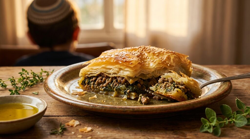 Image illustrating:Traditional Mina: A Taste of Israeli Heritage