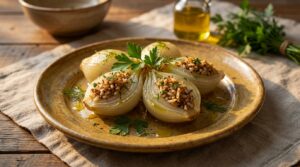 Image illustrating:Delicious Onion Dolma: A Taste of Israeli Tradition
