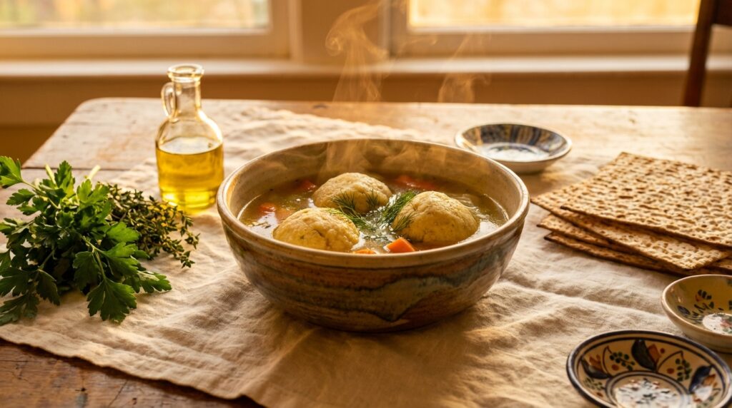 Image illustrating:Traditional Passover Chicken Soup