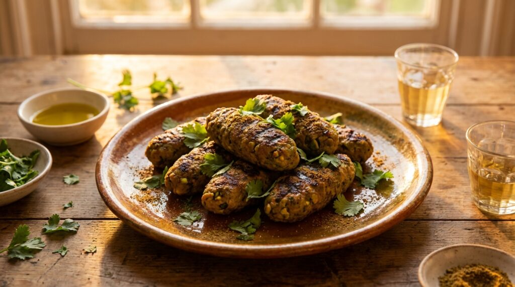 Image illustrating:Delicious Pistachio Kebab Recipe