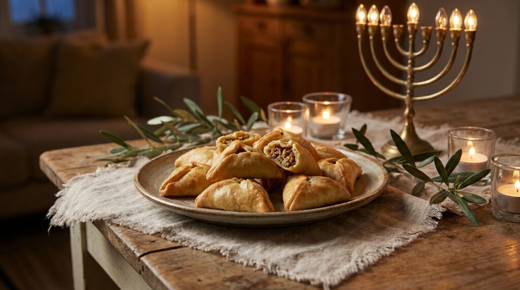 Image illustrating:Sambousak: A Taste of Israeli Tradition