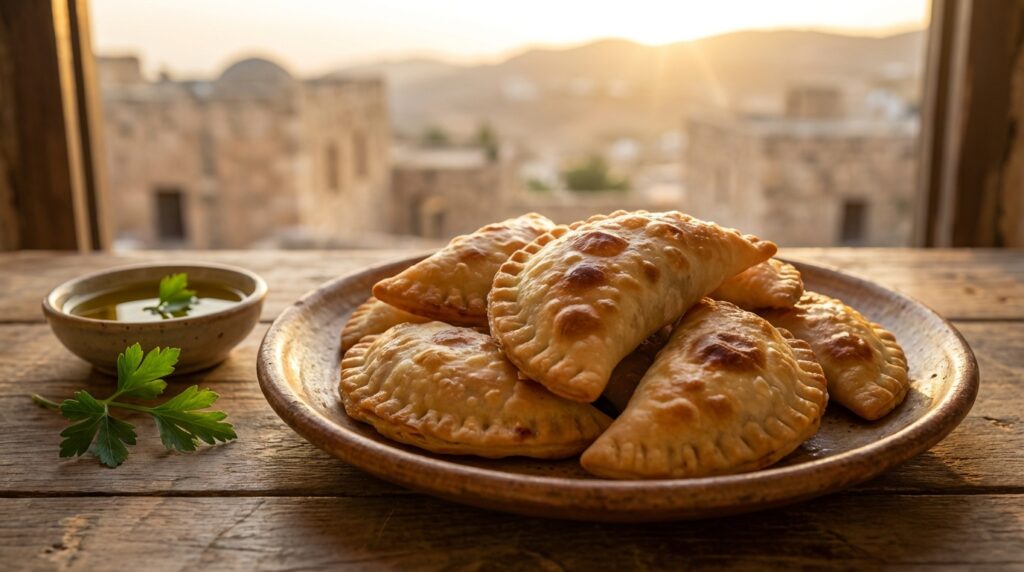 Image illustrating:Delicious Sambousak: A Taste of Israeli Tradition