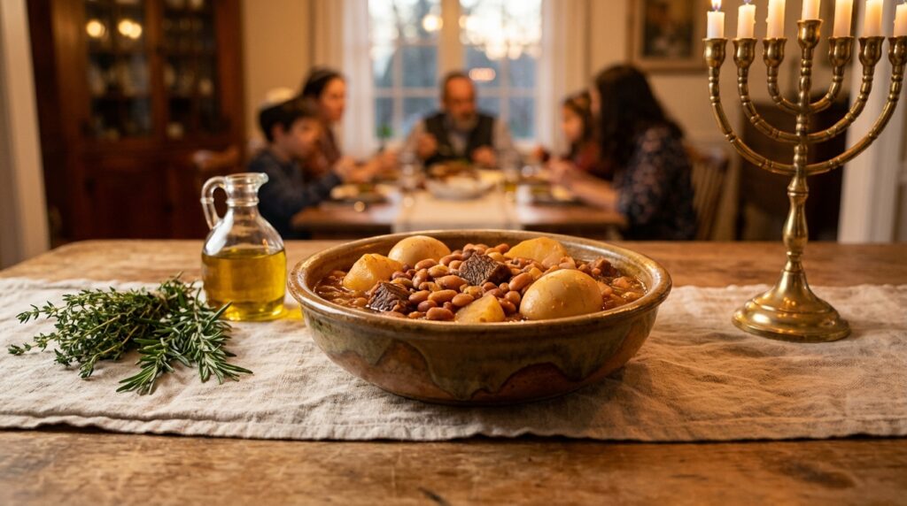 Image illustrating:Traditional Sephardic Cholent for Family Gatherings