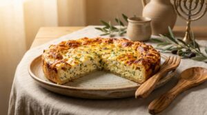 Image illustrating:Delicious Shavuot Cheese Pie
