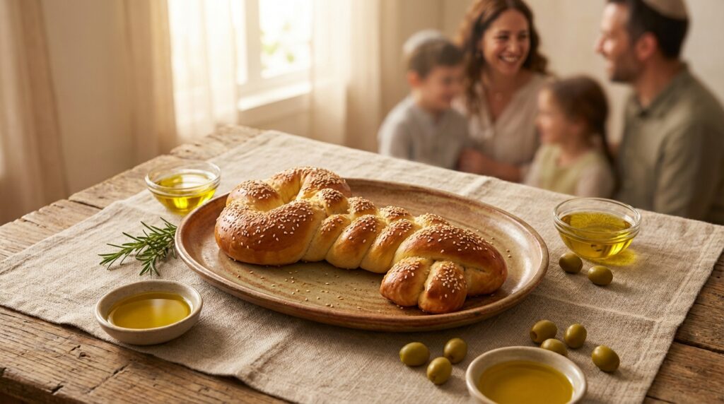 Image illustrating:Bake a Meaningful Shlissel Challah