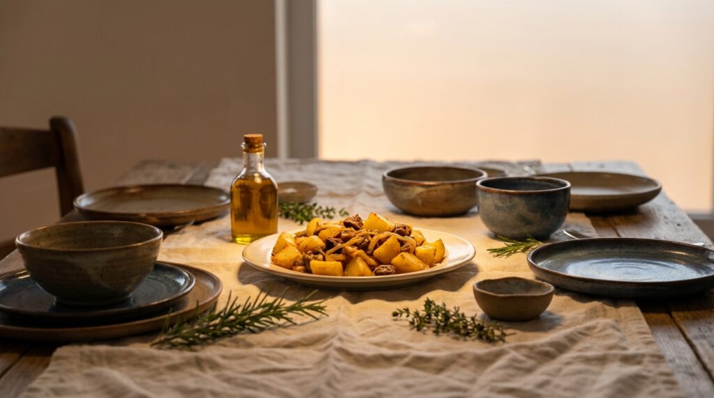 Image illustrating:Savor the Tradition of Sofrito Potatoes