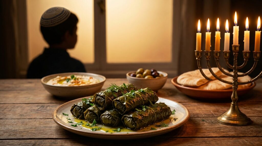 Image illustrating:Traditional Stuffed Chard Delight